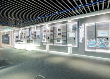 企業(yè)展廳設計，為何要與VI融為一體